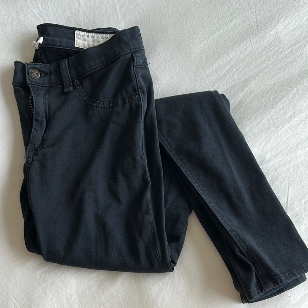 Rag & Bone Classic Black Women's Jeans/Legging